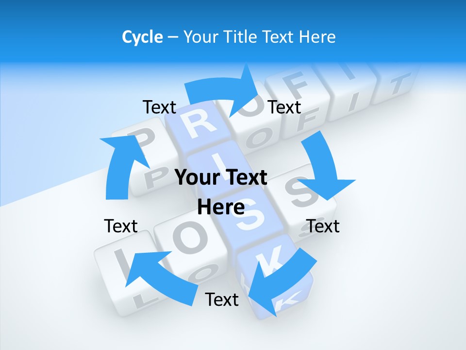 Letter Investment Risk PowerPoint Template