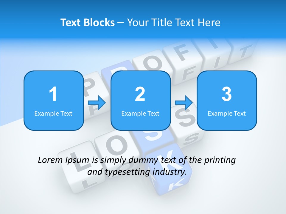 Letter Investment Risk PowerPoint Template