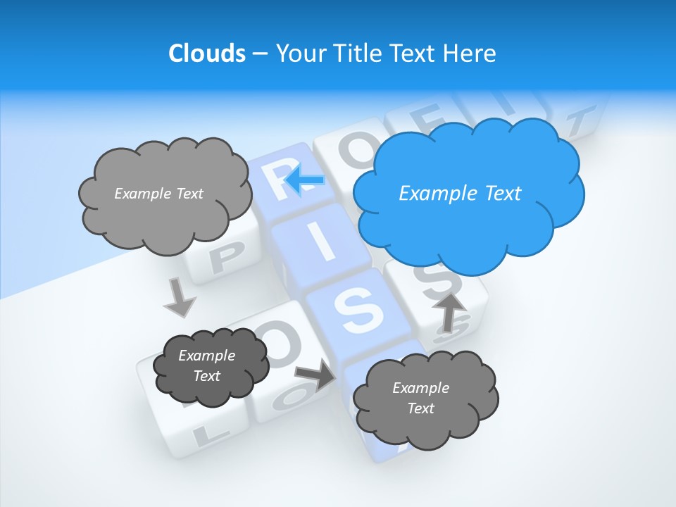 Letter Investment Risk PowerPoint Template
