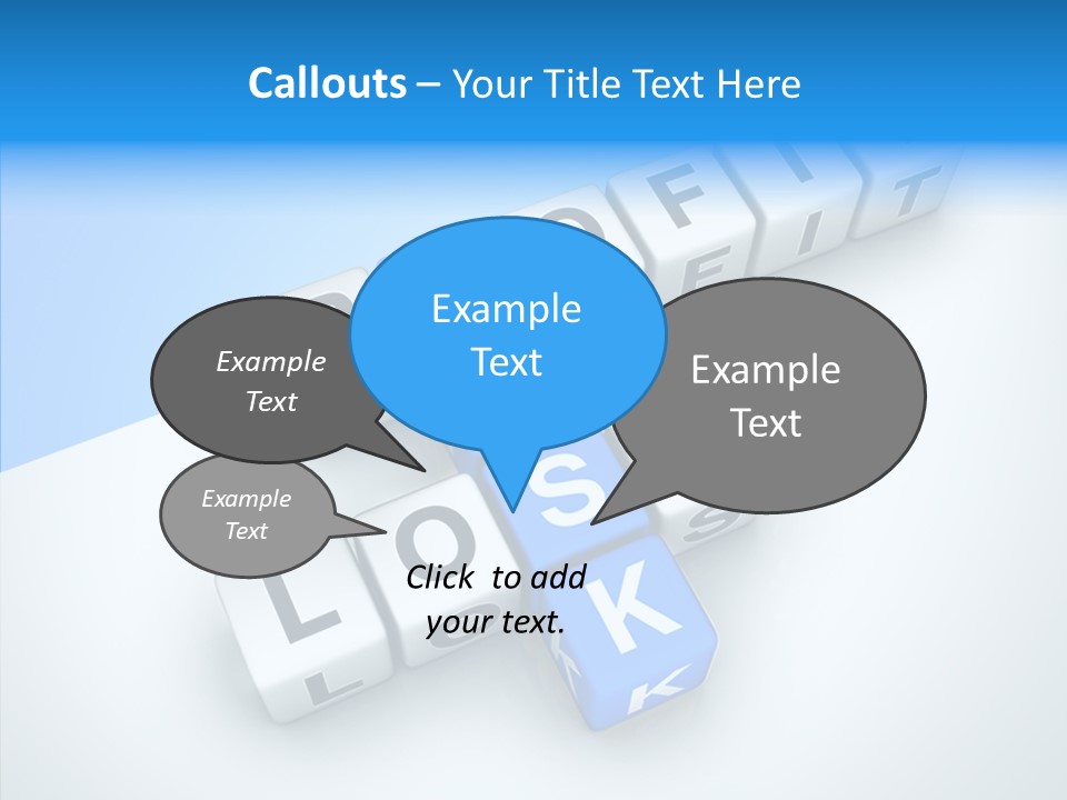 Letter Investment Risk PowerPoint Template