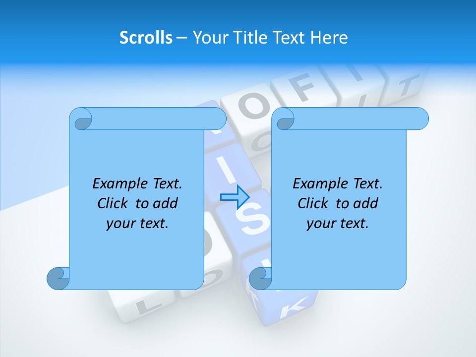 Letter Investment Risk PowerPoint Template