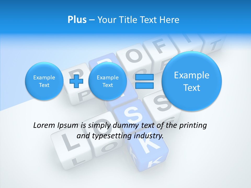 Letter Investment Risk PowerPoint Template