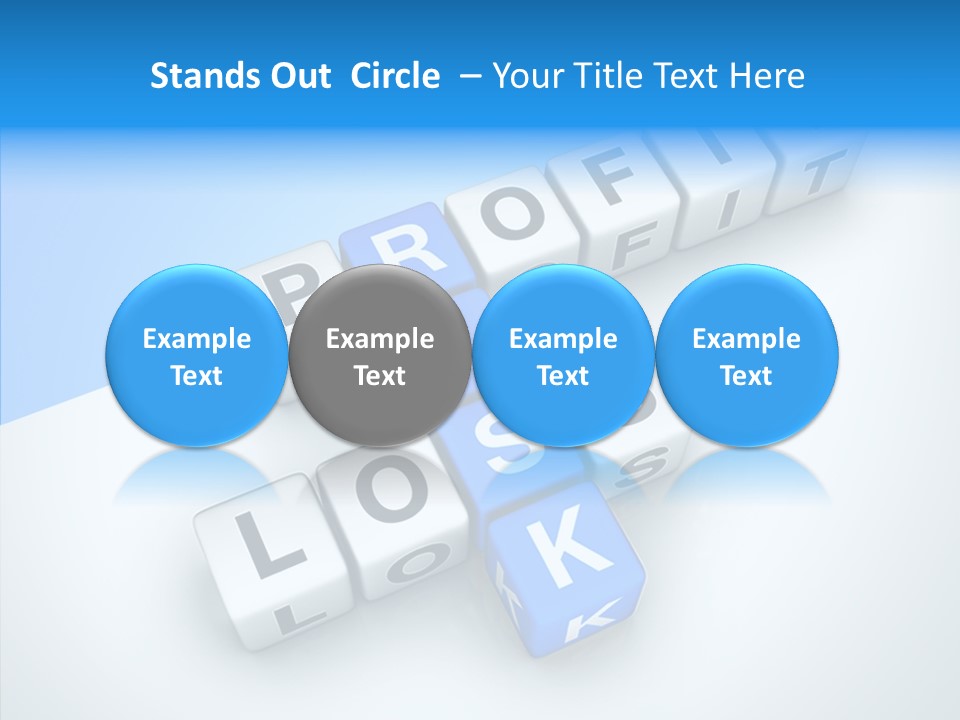 Letter Investment Risk PowerPoint Template