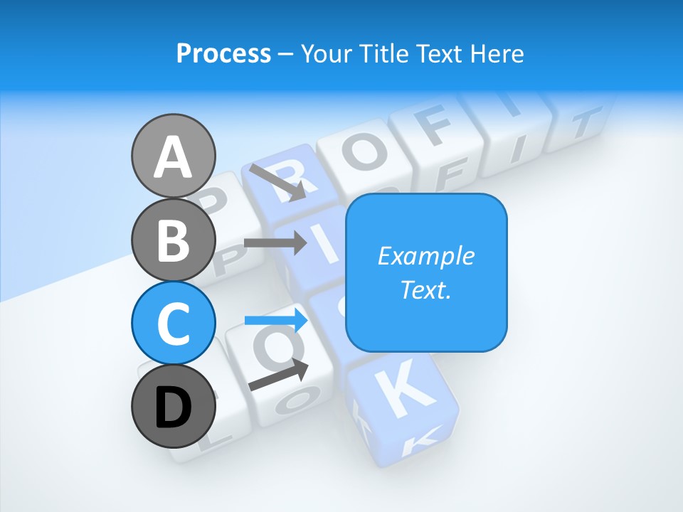 Letter Investment Risk PowerPoint Template
