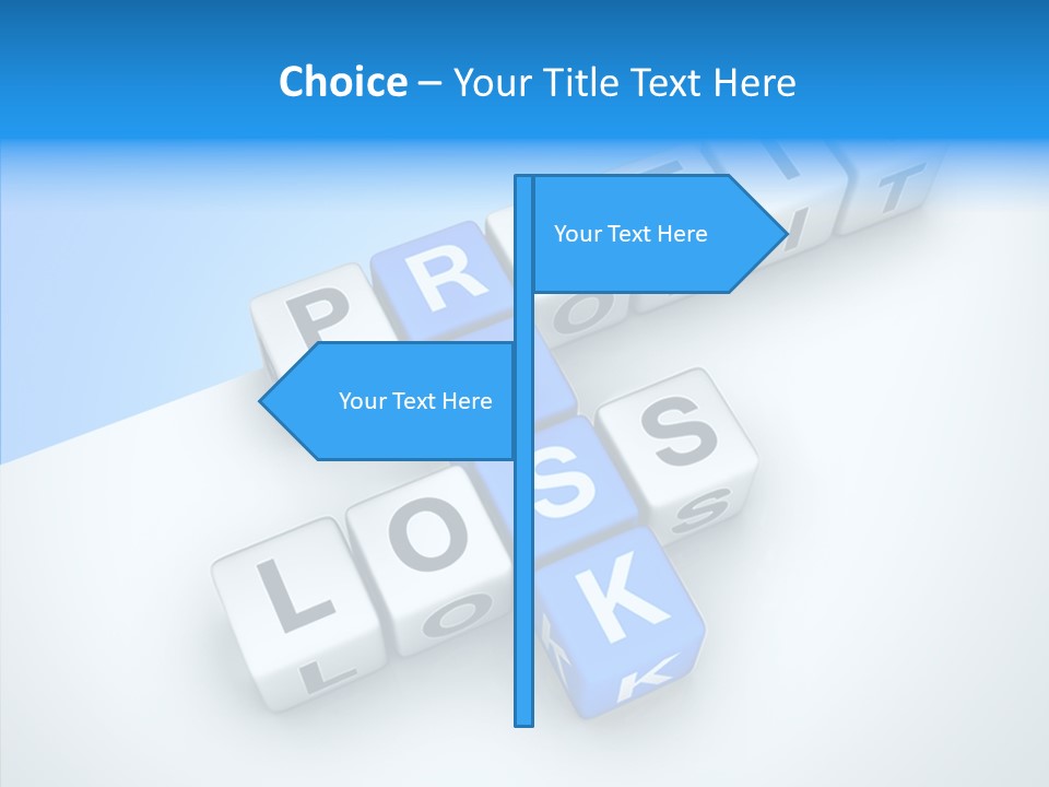 Letter Investment Risk PowerPoint Template