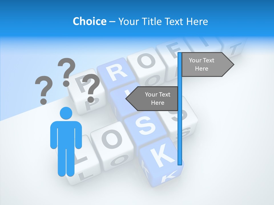 Letter Investment Risk PowerPoint Template