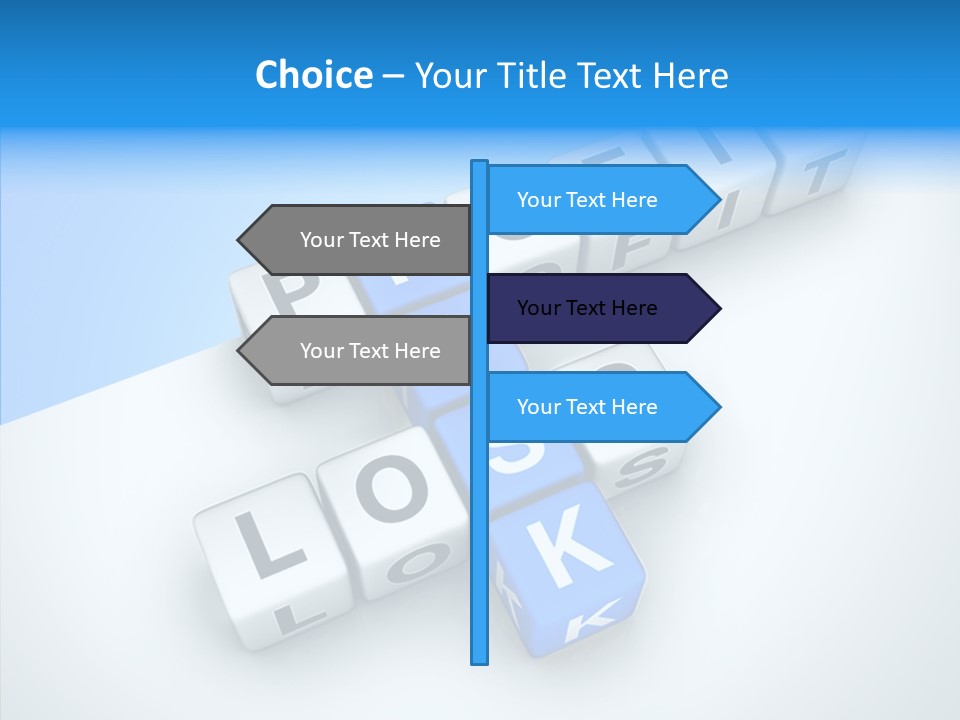 Letter Investment Risk PowerPoint Template