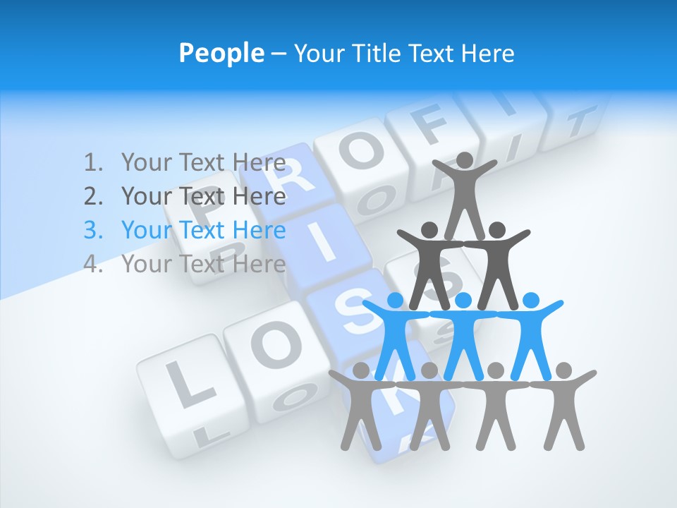 Letter Investment Risk PowerPoint Template