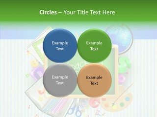 Alphabet Education Green PowerPoint Template