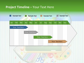 Alphabet Education Green PowerPoint Template