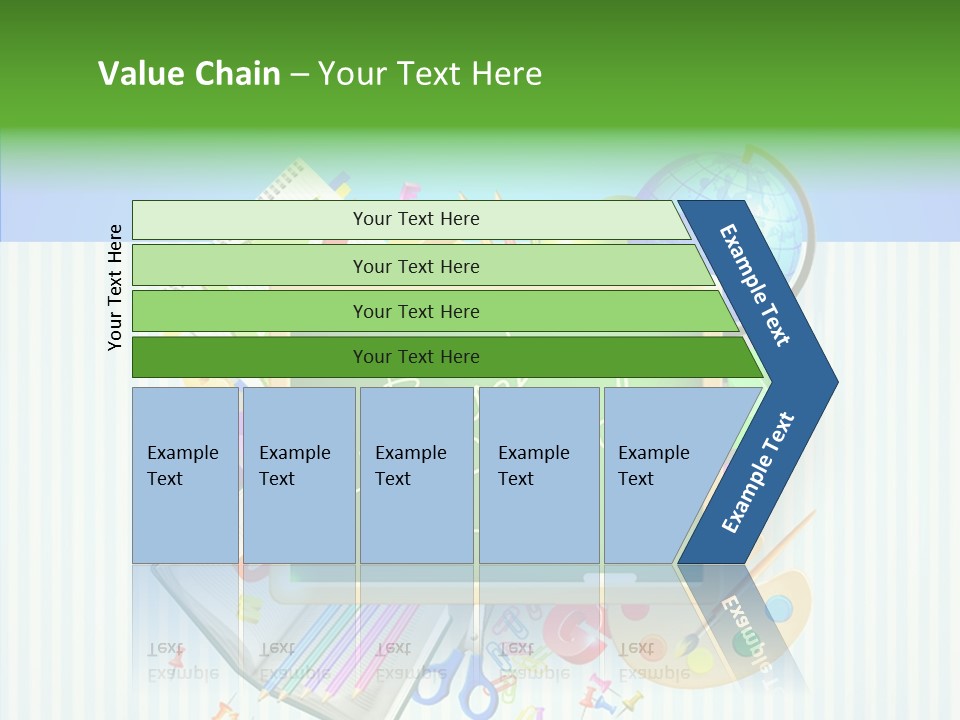 Alphabet Education Green PowerPoint Template