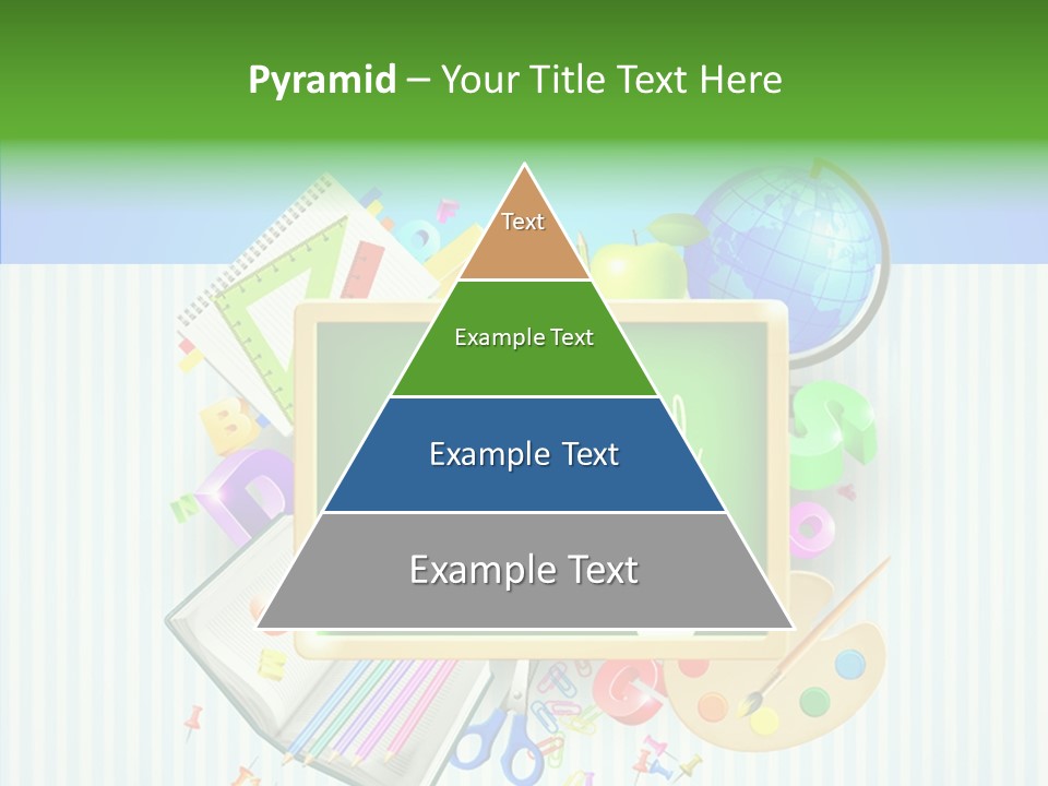 Alphabet Education Green PowerPoint Template
