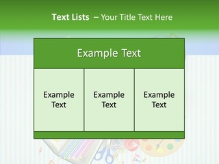 Alphabet Education Green PowerPoint Template