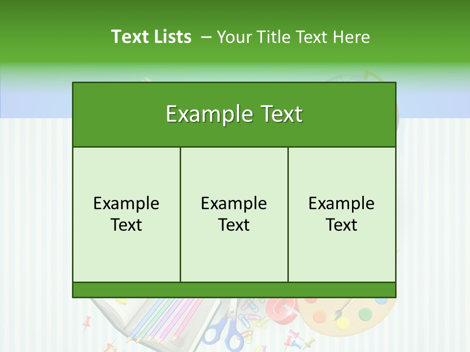 Alphabet Education Green PowerPoint Template