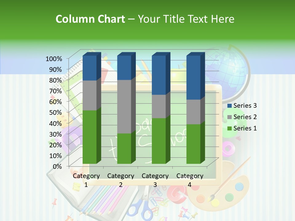 Alphabet Education Green PowerPoint Template