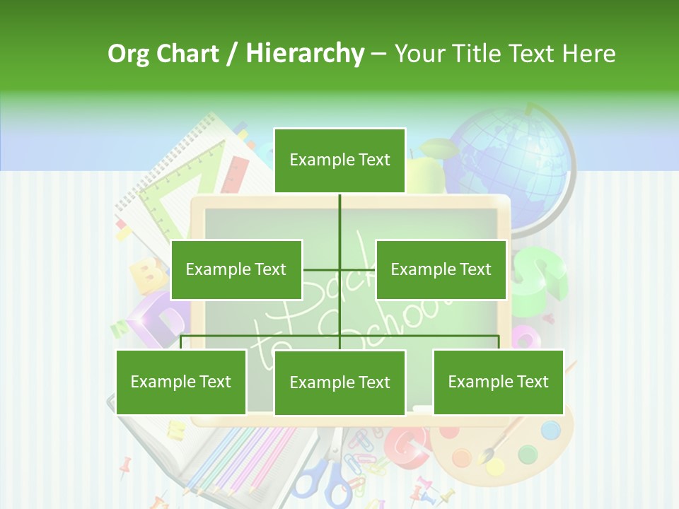 Alphabet Education Green PowerPoint Template
