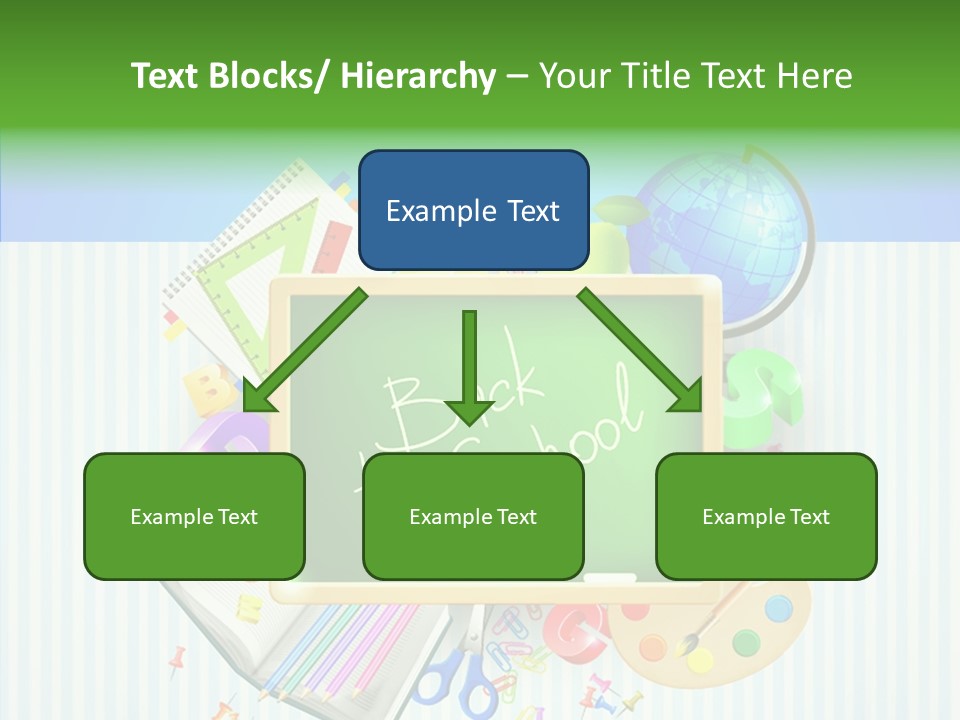 Alphabet Education Green PowerPoint Template