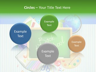 Alphabet Education Green PowerPoint Template