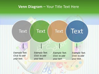 Alphabet Education Green PowerPoint Template