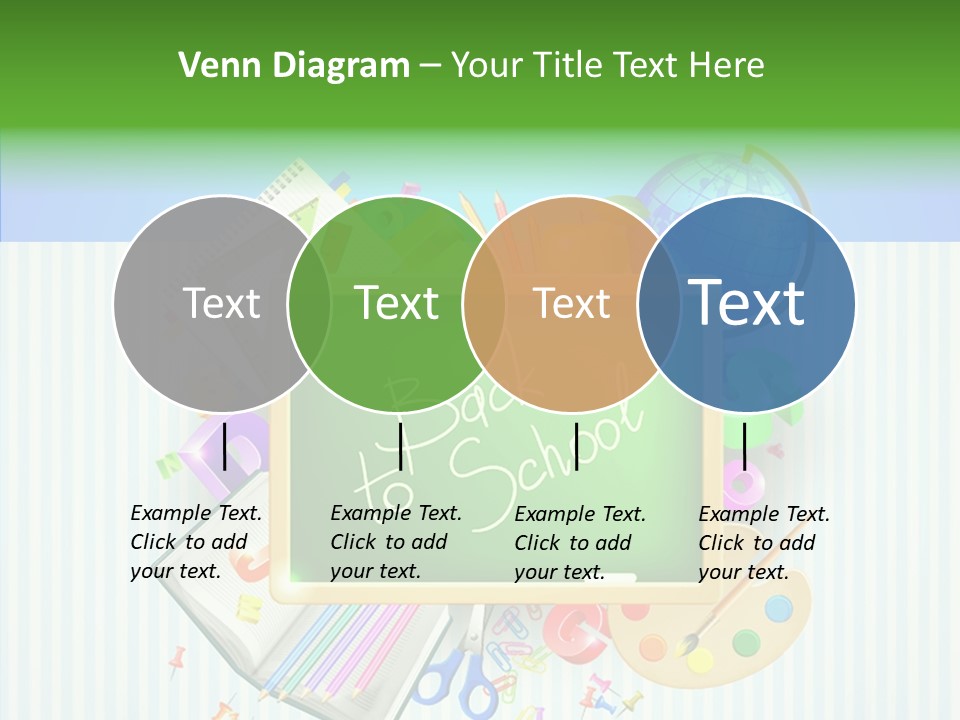Alphabet Education Green PowerPoint Template