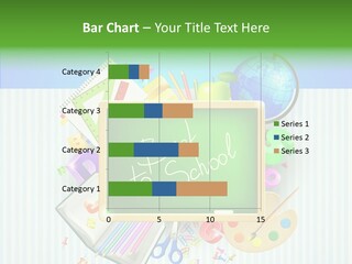 Alphabet Education Green PowerPoint Template