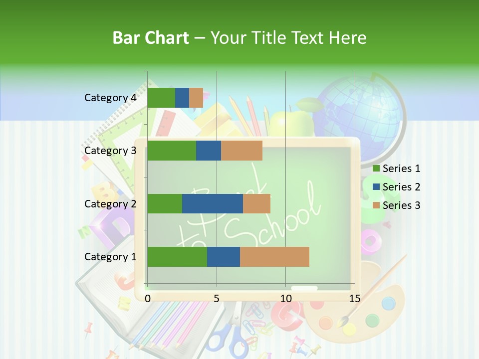 Alphabet Education Green PowerPoint Template