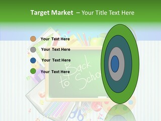 Alphabet Education Green PowerPoint Template