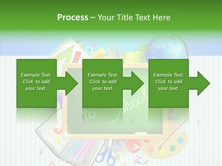 Alphabet Education Green PowerPoint Template
