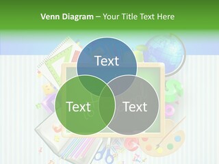 Alphabet Education Green PowerPoint Template