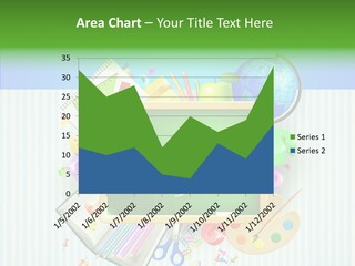 Alphabet Education Green PowerPoint Template