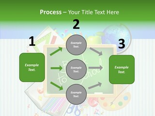Alphabet Education Green PowerPoint Template