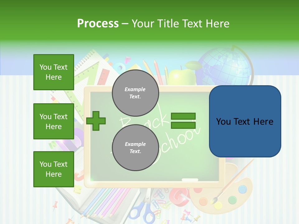 Alphabet Education Green PowerPoint Template