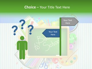 Alphabet Education Green PowerPoint Template
