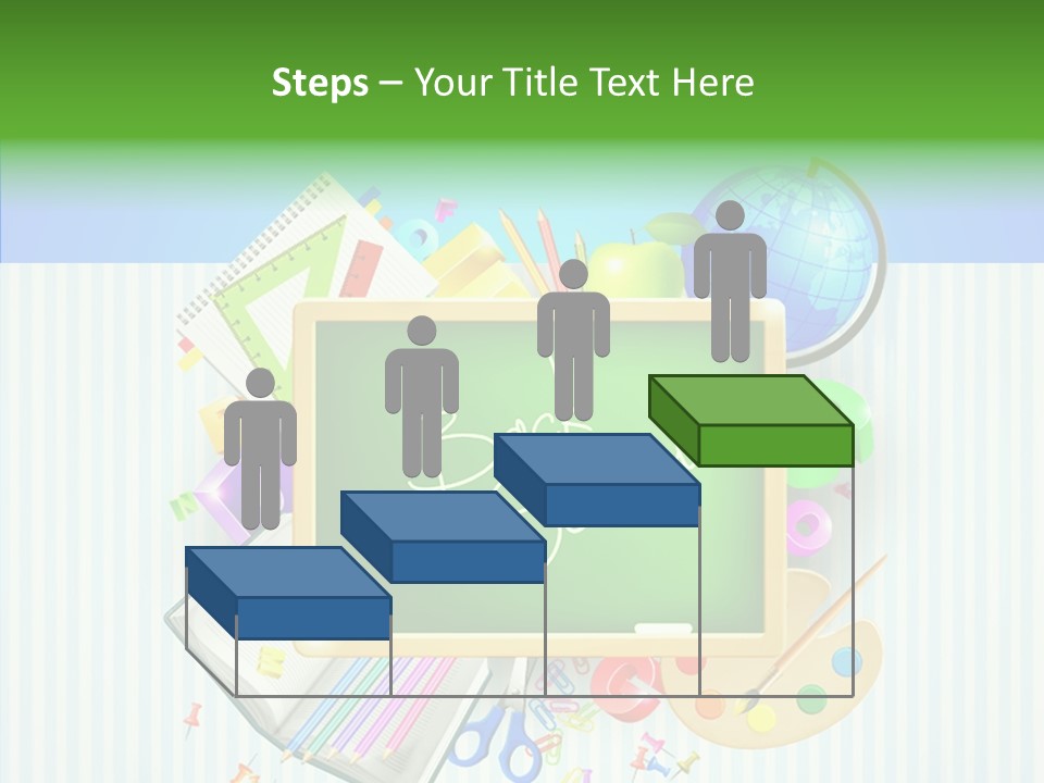 Alphabet Education Green PowerPoint Template