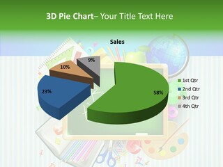 Alphabet Education Green PowerPoint Template