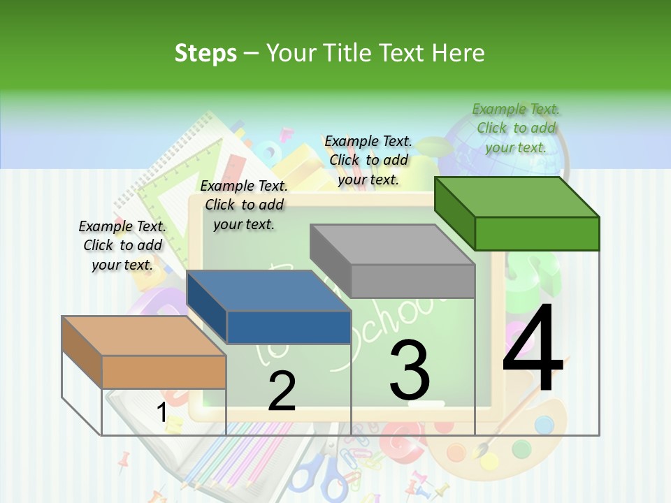 Alphabet Education Green PowerPoint Template
