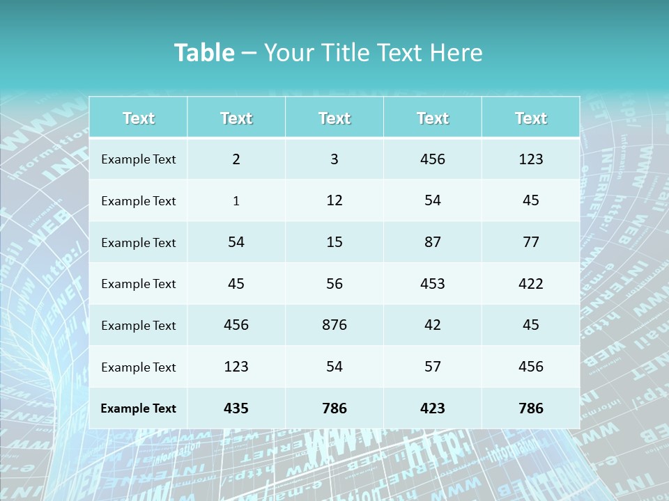 Bending Business Wire PowerPoint Template