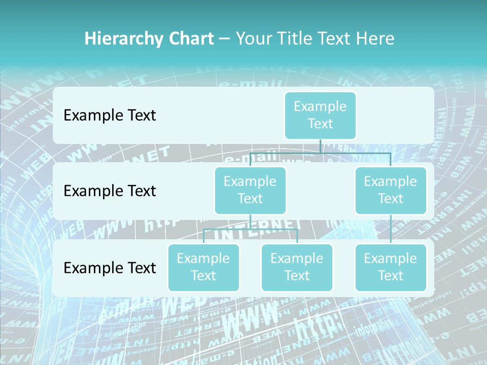 Bending Business Wire PowerPoint Template