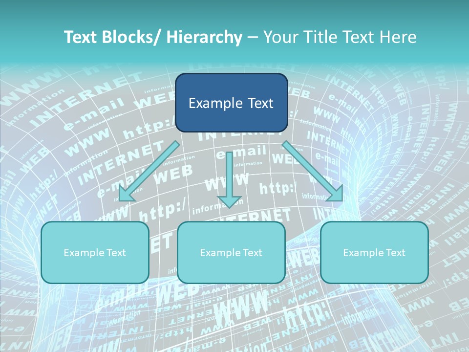 Bending Business Wire PowerPoint Template