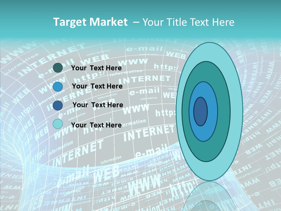 Bending Business Wire PowerPoint Template