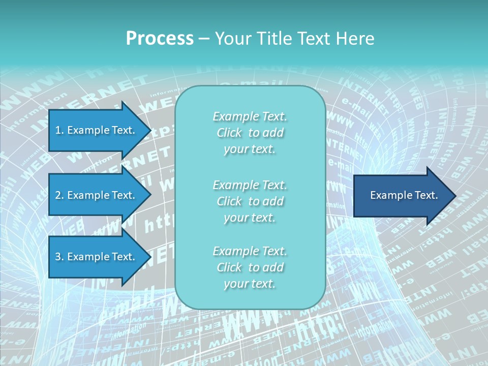 Bending Business Wire PowerPoint Template