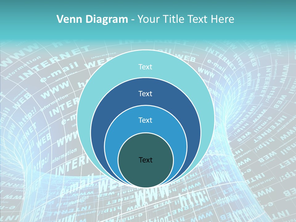 Bending Business Wire PowerPoint Template