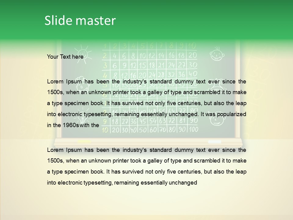 Isolated Mesh Educate PowerPoint Template