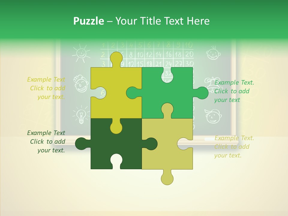 Isolated Mesh Educate PowerPoint Template