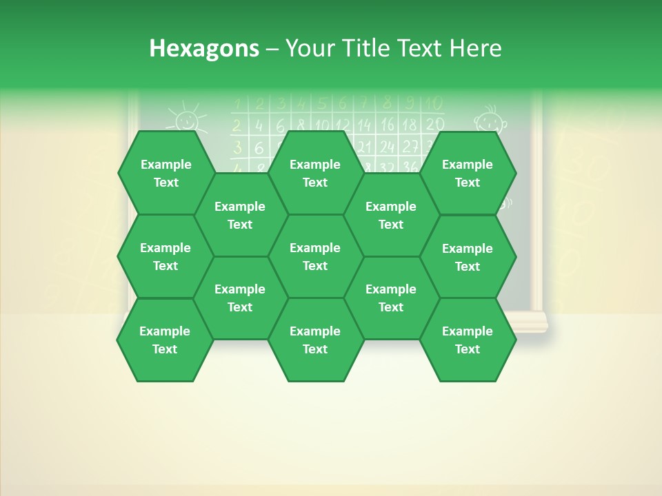 Isolated Mesh Educate PowerPoint Template