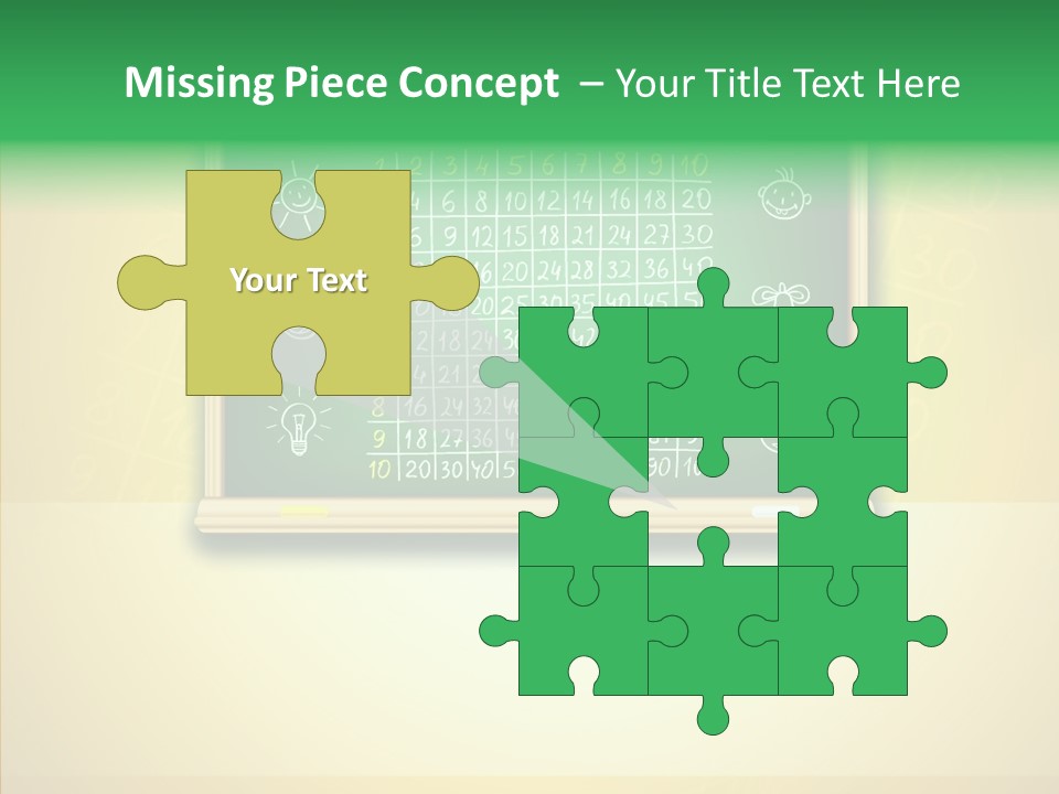 Isolated Mesh Educate PowerPoint Template