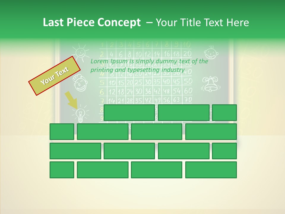 Isolated Mesh Educate PowerPoint Template