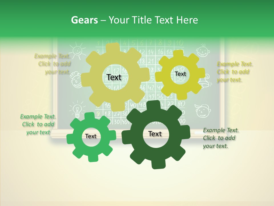 Isolated Mesh Educate PowerPoint Template