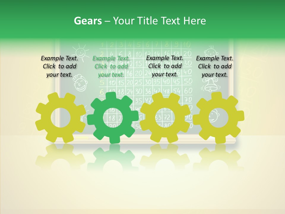 Isolated Mesh Educate PowerPoint Template