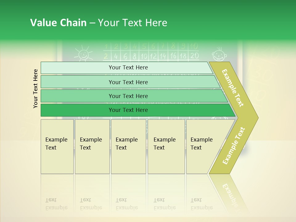 Isolated Mesh Educate PowerPoint Template